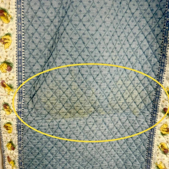 Vintage Rare Vera Bradley Disney‎ Winnie Pooh Child Garment Bag Blue Yellow - Picture 11 of 13